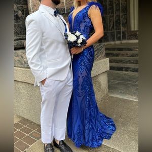Blue Prom/ formal jovani dress size 2